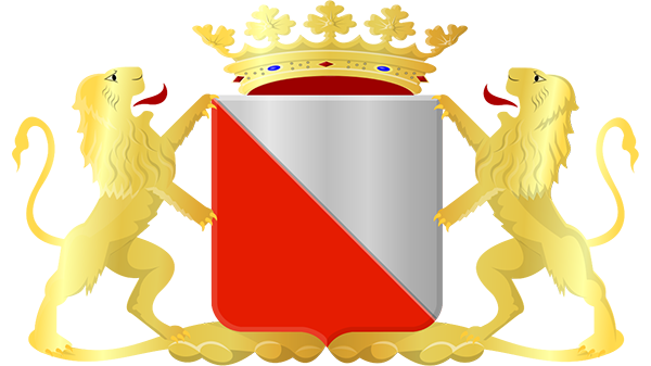 Wapen gemeente Utrecht - in kleur op transparante achtergrond - 600 * 337 pixels 
